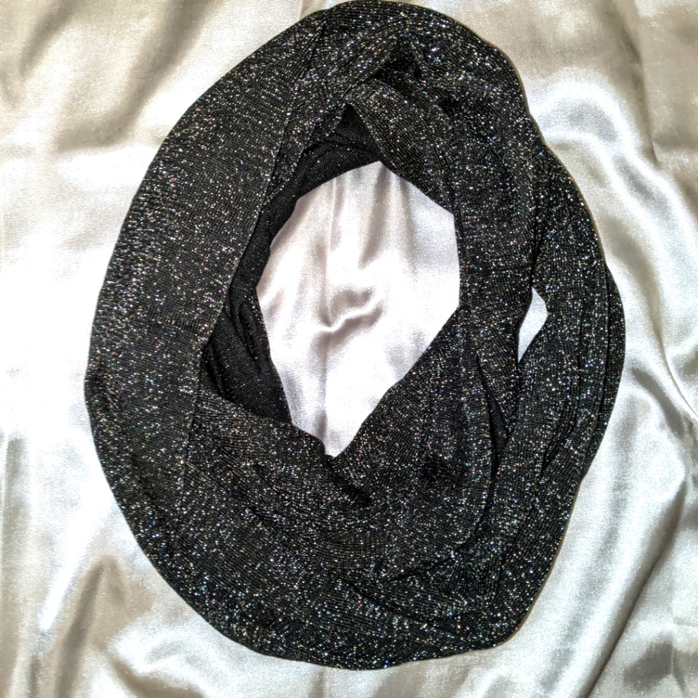 Glittery Infinity Scarf